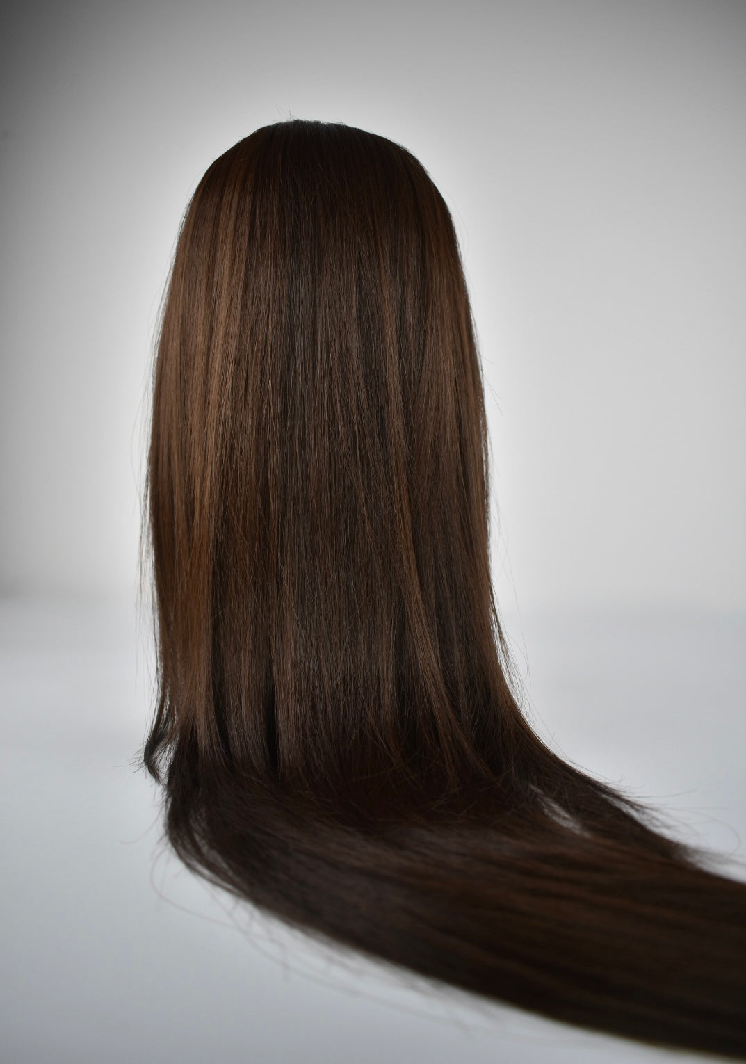 Straight Ponytail 28" - "Chocolate Brown"