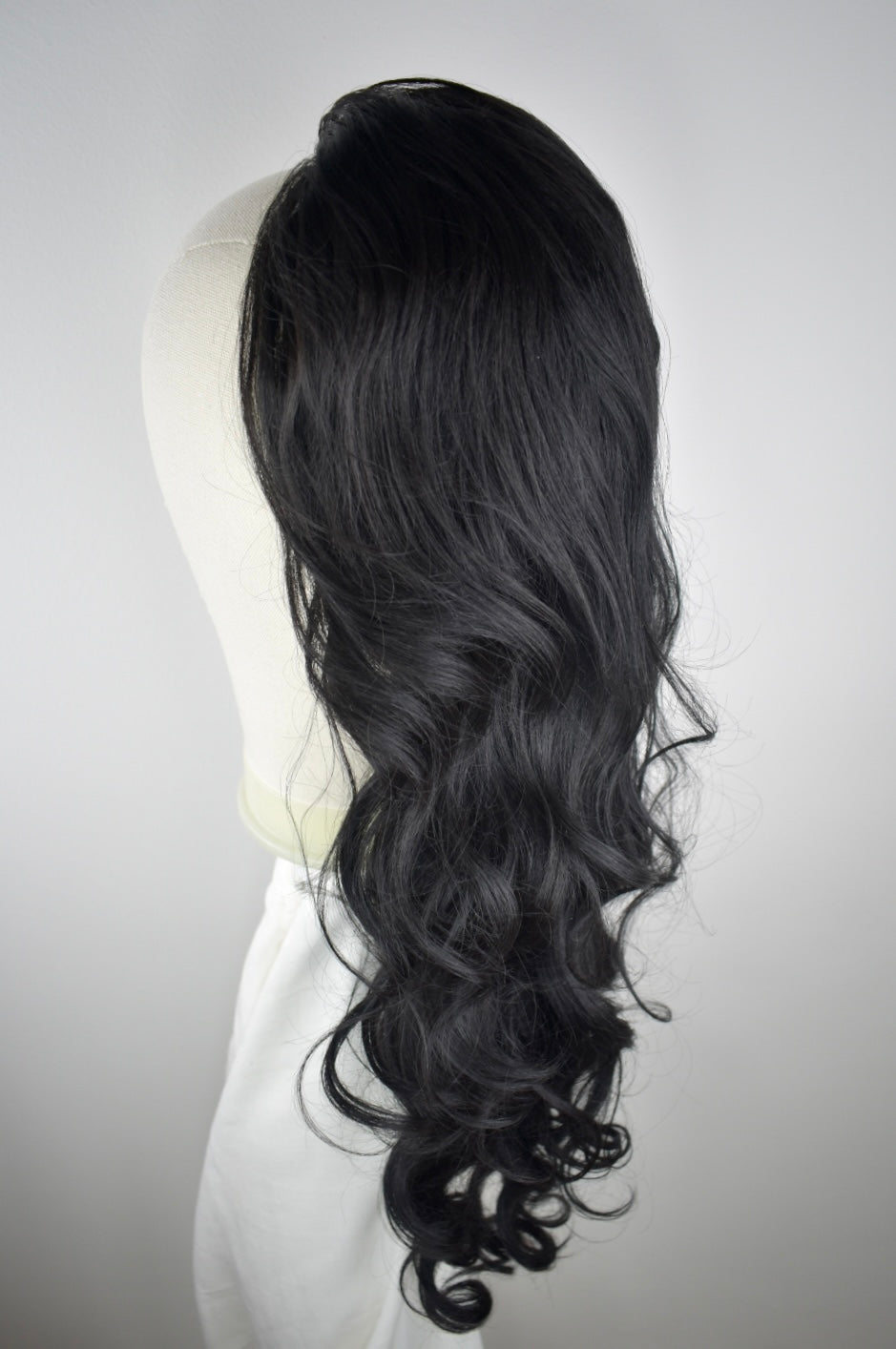 Curly Ponytail 28" - "Jet Black"