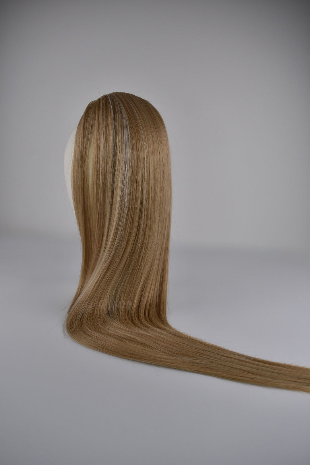 Straight Ponytail 28" - "Caramel Glow"