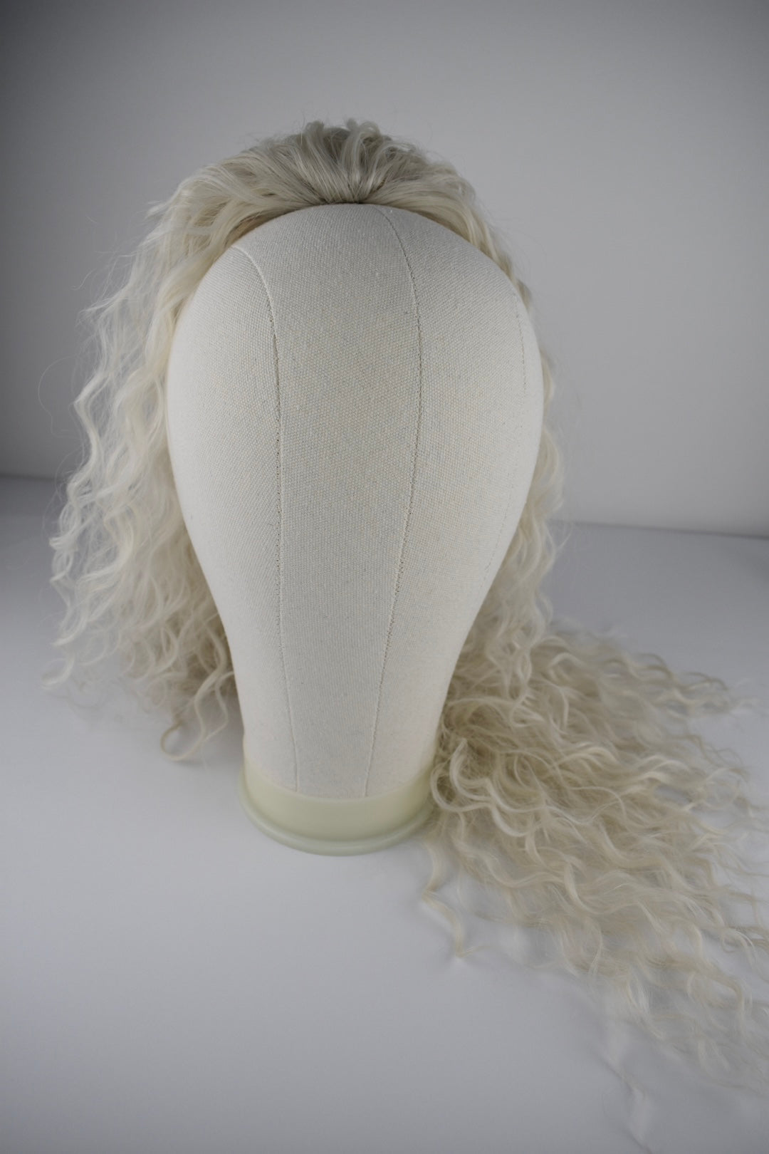 Wavy Ponytail 28" - "White Blonde"
