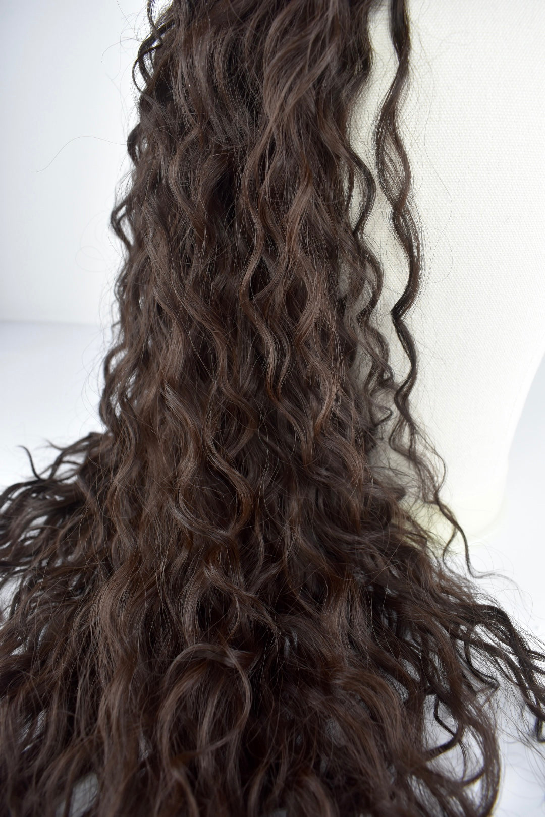 Wavy Ponytail 28" - "Dunkelbraun"