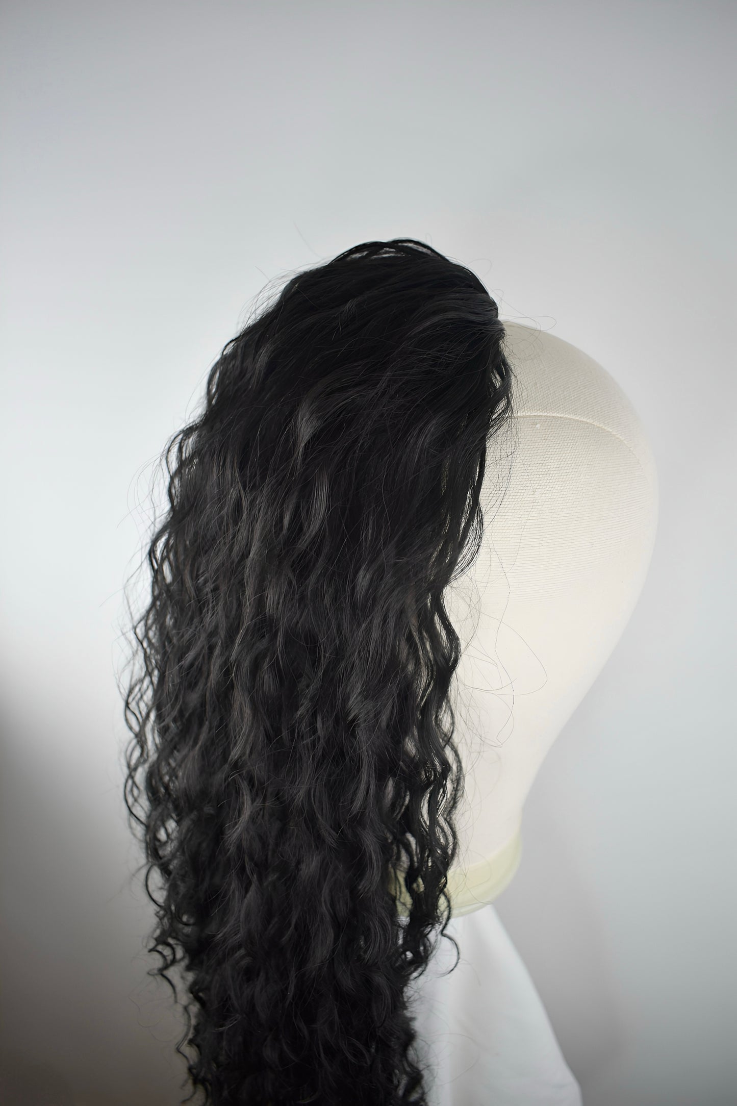 Wavy Ponytail 28" - "Jet Black"