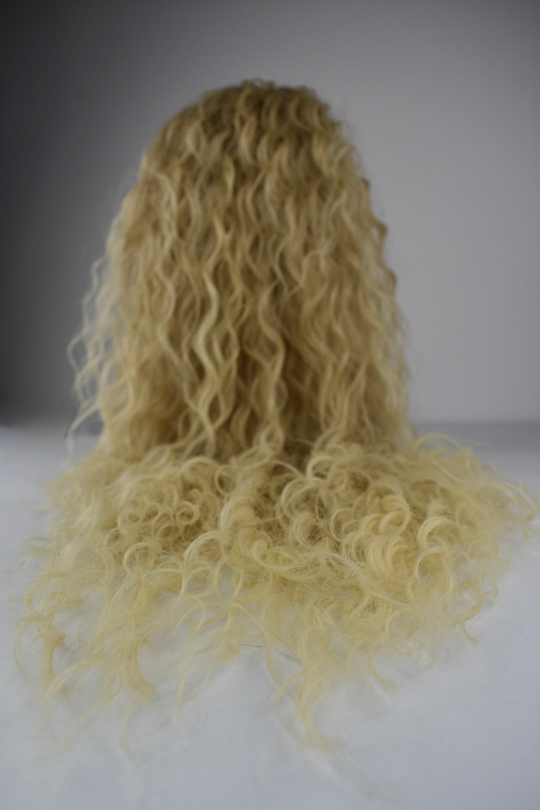 Wavy Ponytail 28" - "Light Blonde Ombré"