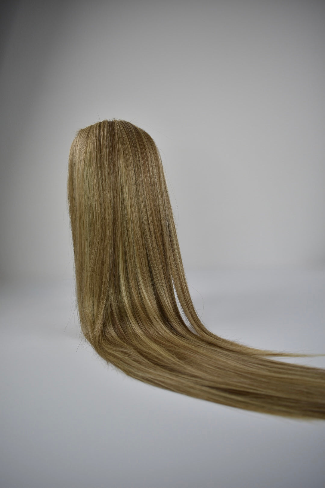 Straight Ponytail 28" - "Buttercream Blonde"