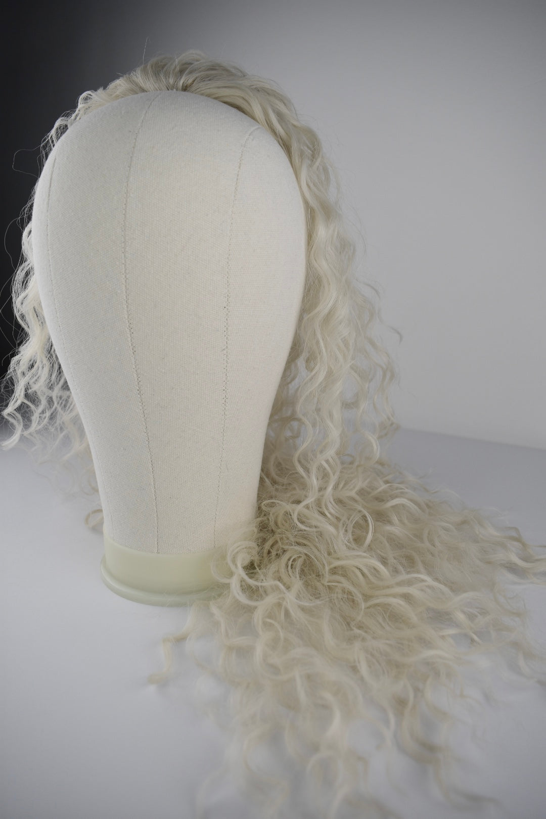 Wavy Ponytail 28" - "White Blonde"