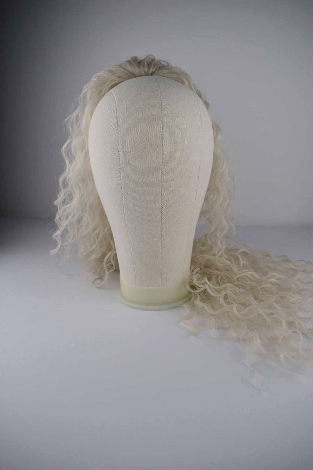 Wavy Ponytail 28" - "White Blonde"
