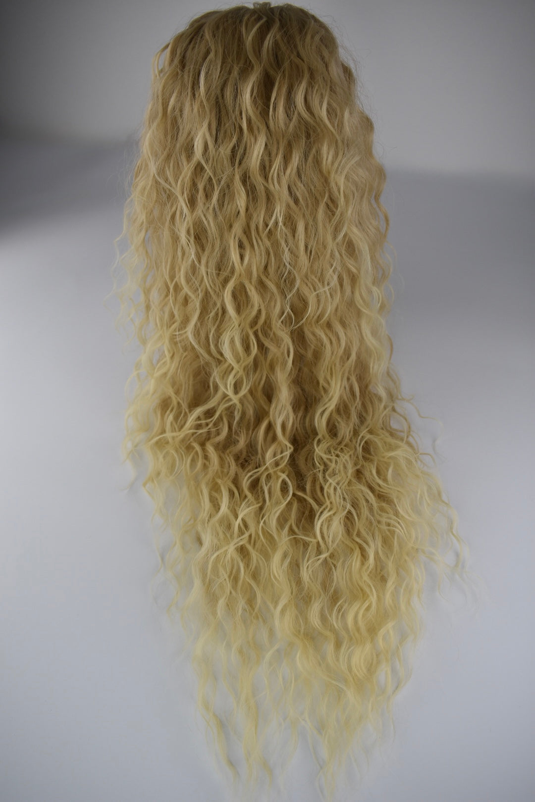 Wavy Ponytail 28" - "Light Blonde Ombré"