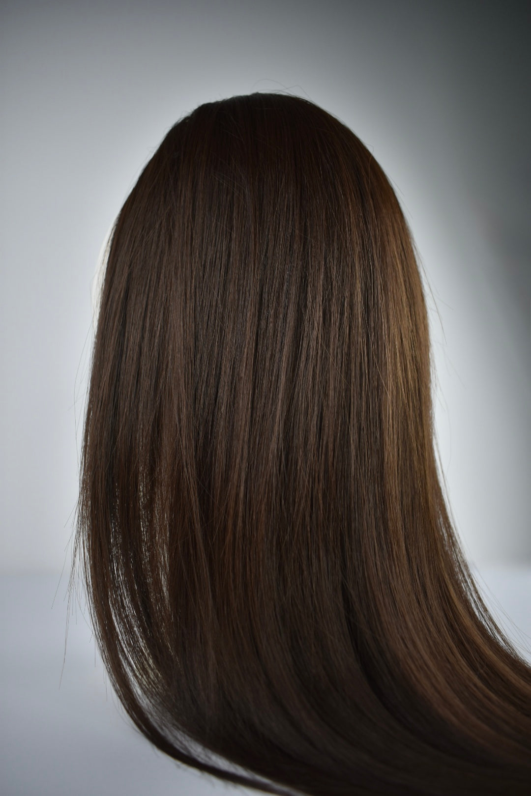Straight Ponytail 28" - "Chocolate Brown"