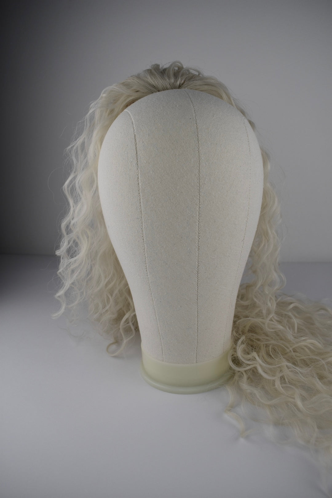 Wavy Ponytail 28" - "White Blonde"