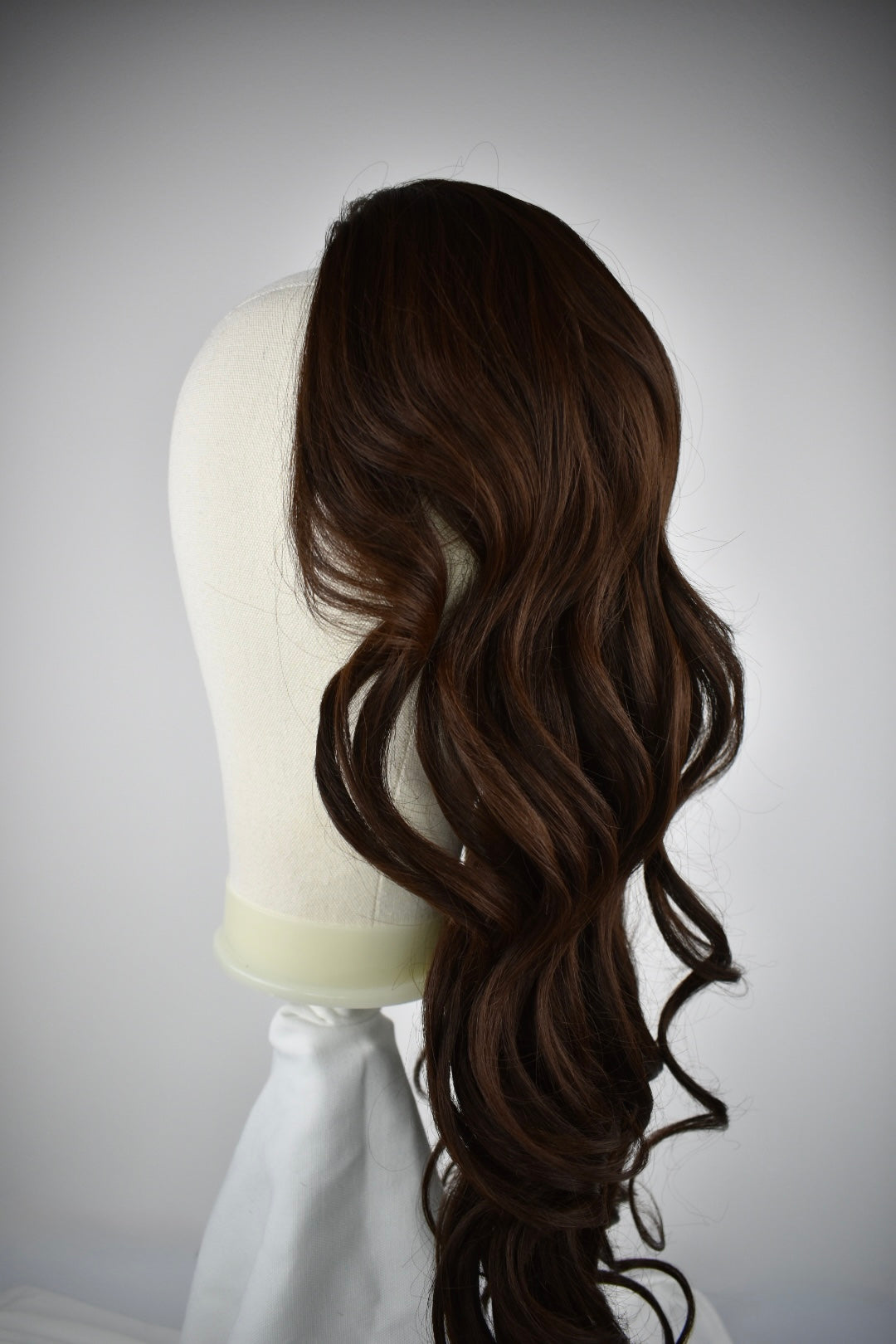 Curly Ponytail 28" - "Chocolate Brown"