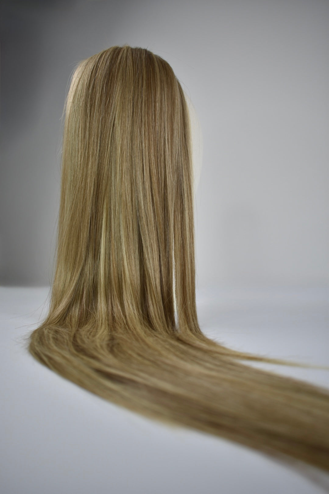 Straight Ponytail 28" - "Buttercream Blonde"