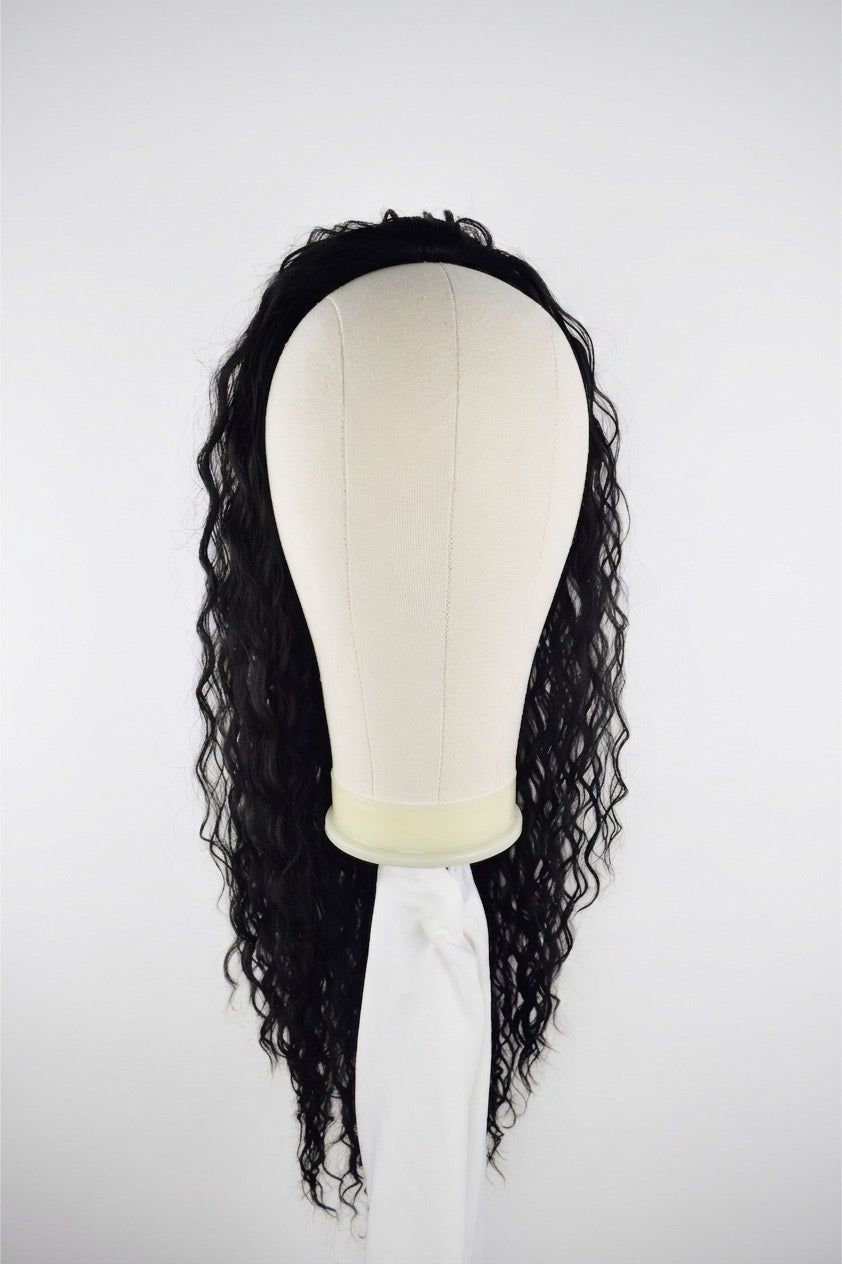Wavy Ponytail 28" - "Jet Black"