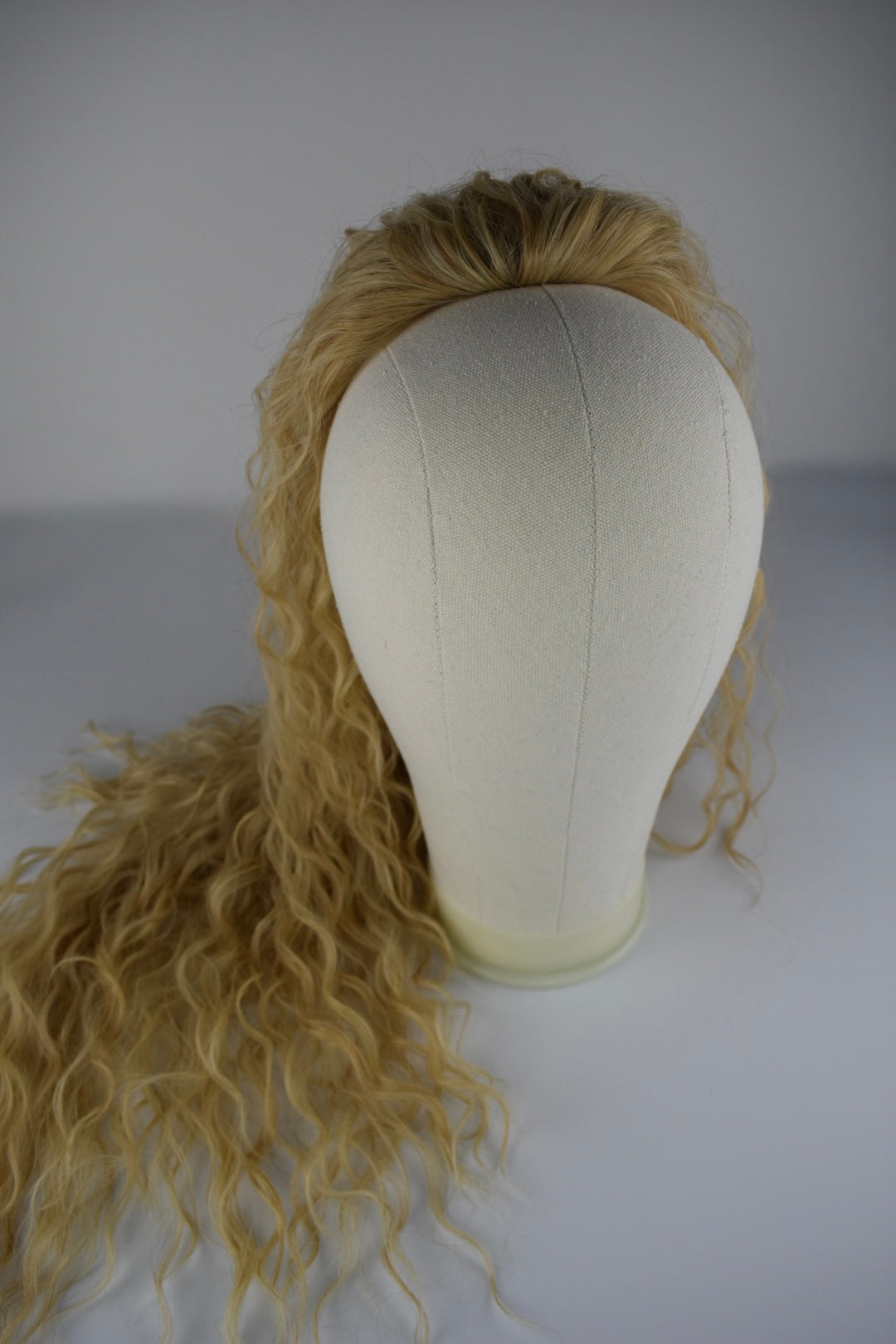 Wavy Ponytail 28" - "Light Honey Blonde"