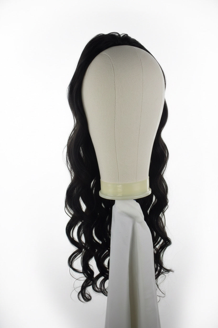 Curly Ponytail 28" - "Jet Black"