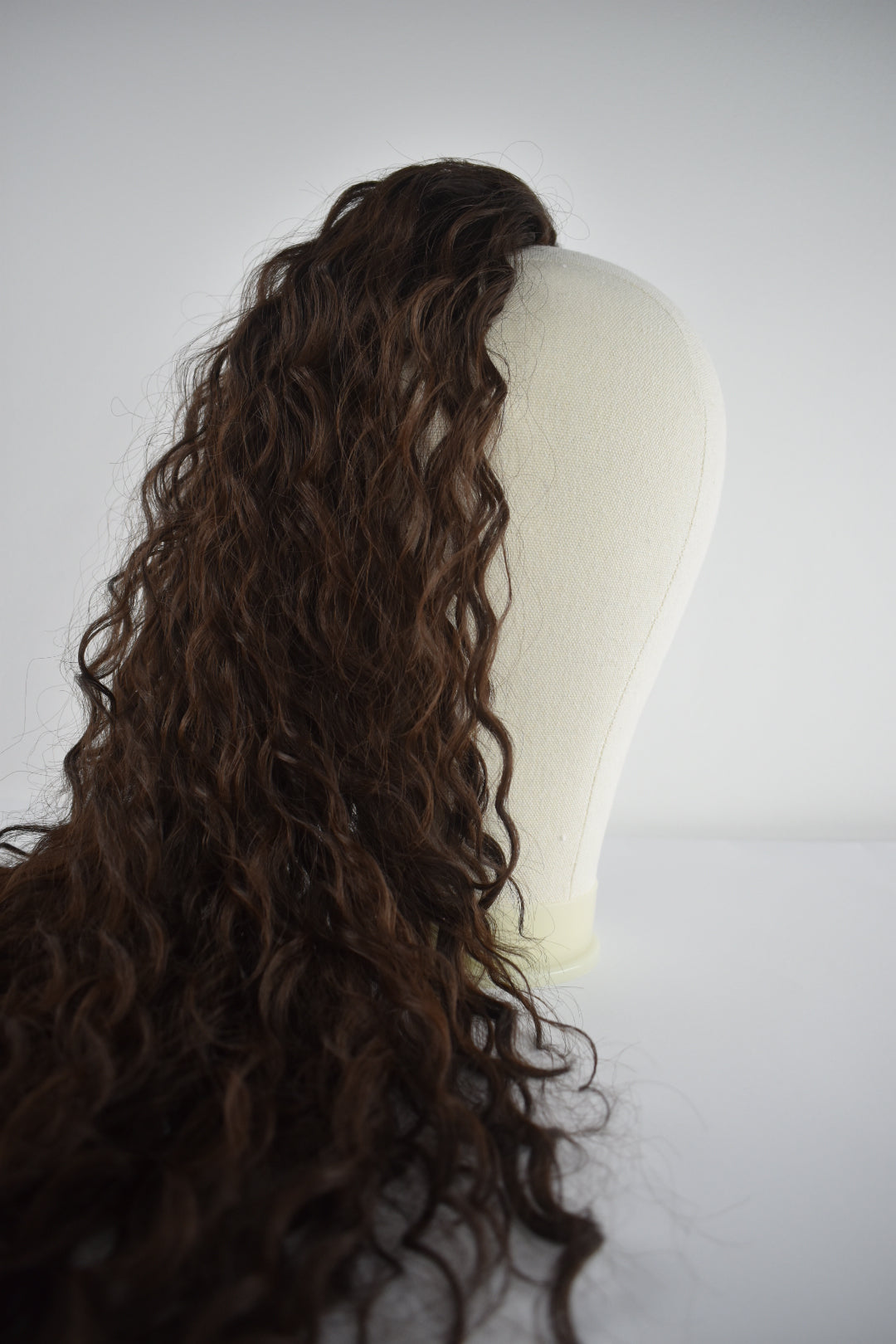 Wavy Ponytail 28" - "Chocolate Brown"