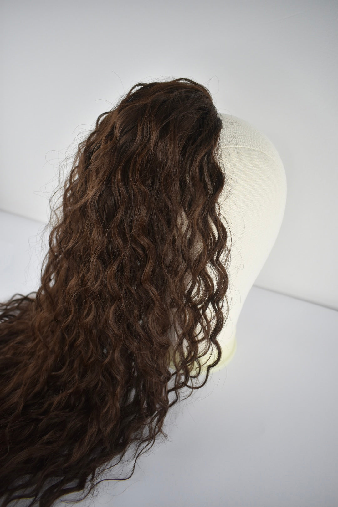 Wavy Ponytail 28" - "Chocolate Brown"