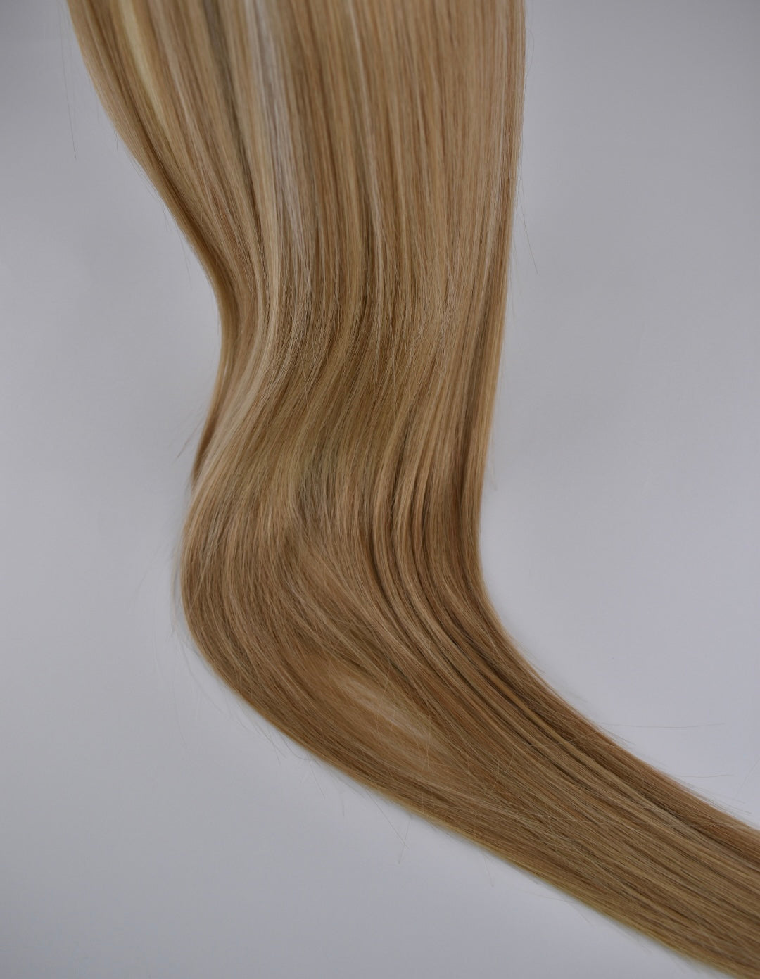 Straight Ponytail 28" - "Caramel Glow"