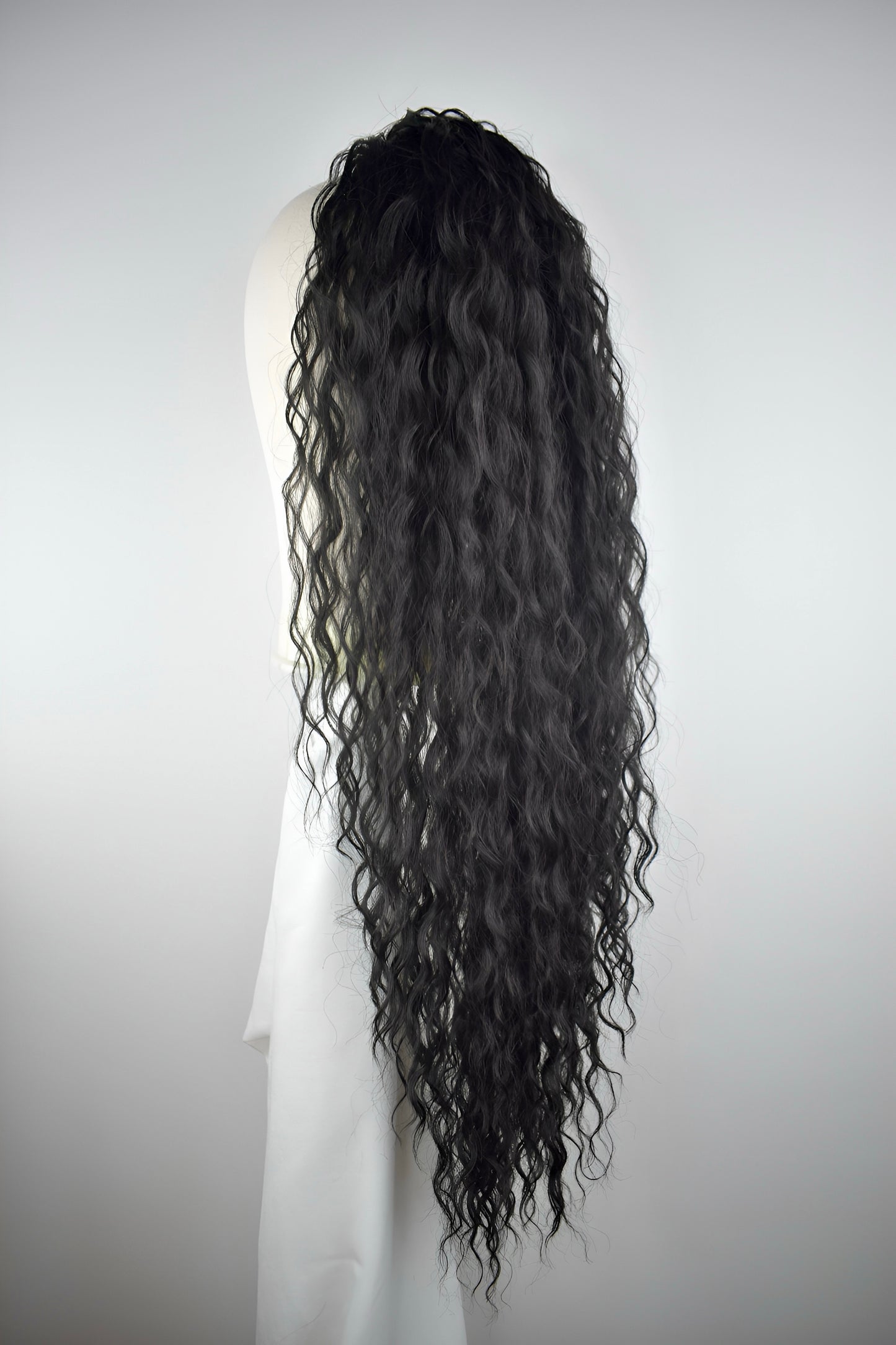 Wavy Ponytail 28" - "Jet Black"