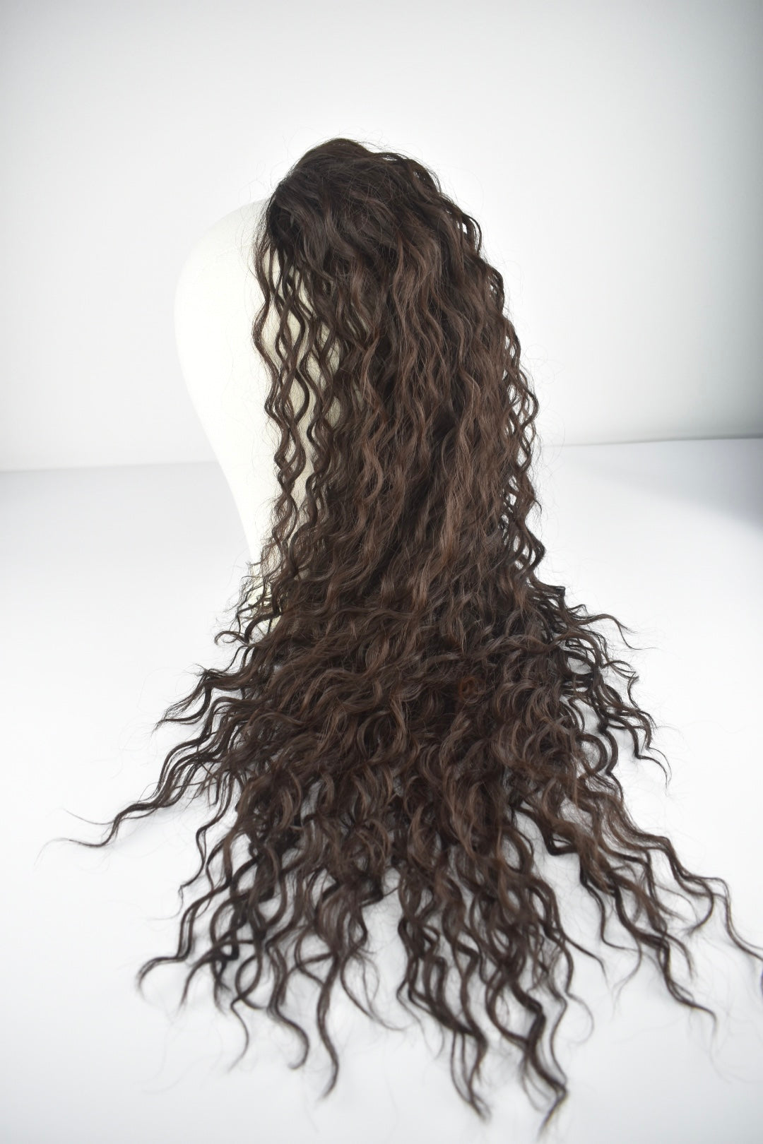 Wavy Ponytail 28" - "Dunkelbraun"