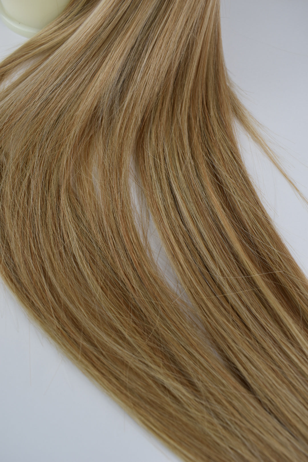 Straight Ponytail 28" - "Caramel Glow"