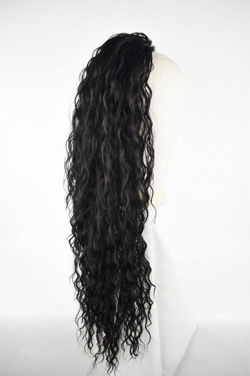 Wavy Ponytail 28" - "Jet Black"