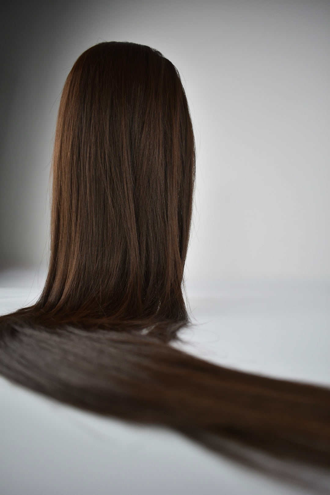 Straight Ponytail 28" - "Chocolate Brown"