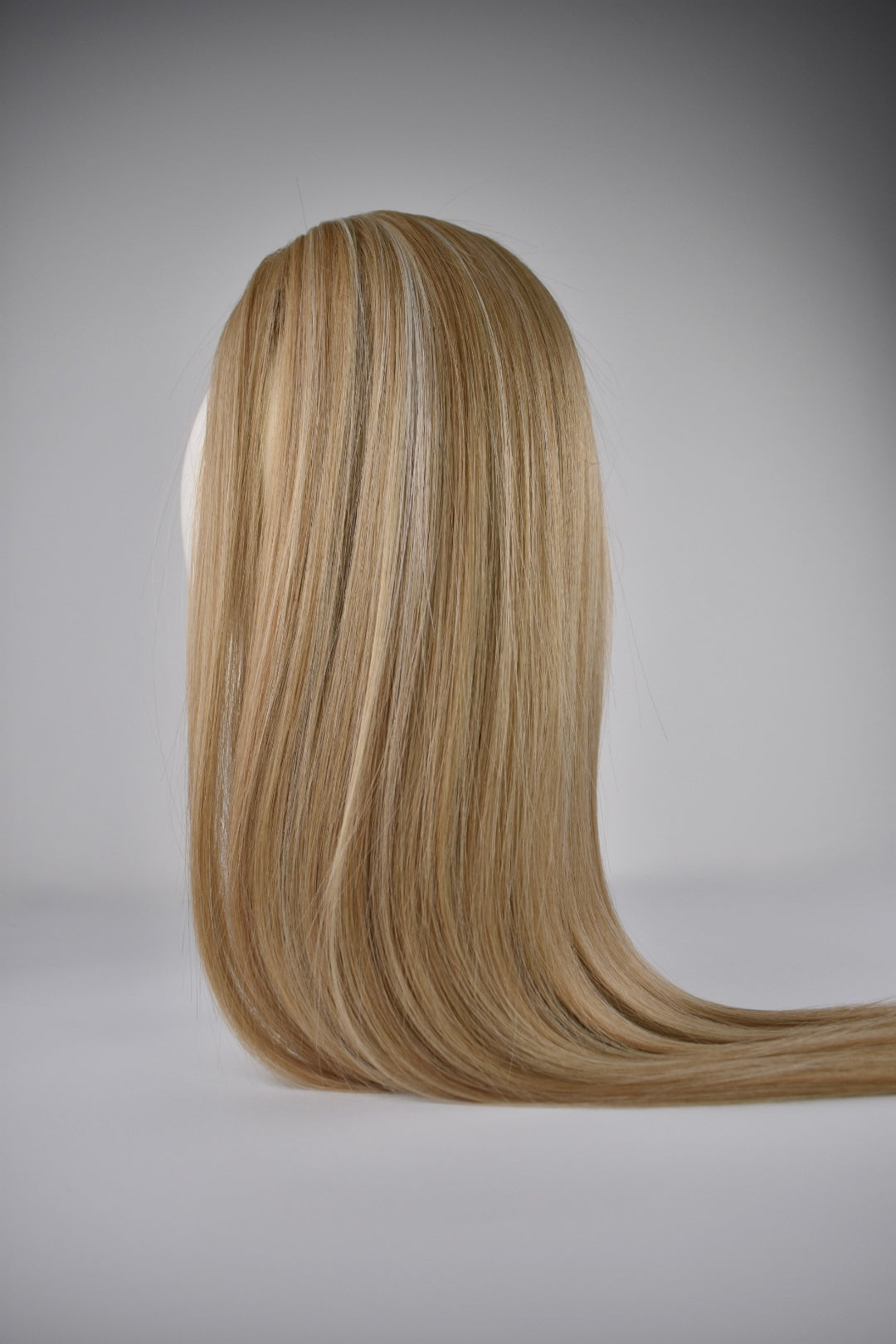 Straight Ponytail 28" - "Caramel Glow"