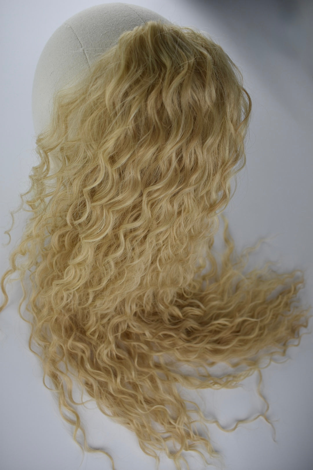 Wavy Ponytail 28" - "Light Honey Blonde"