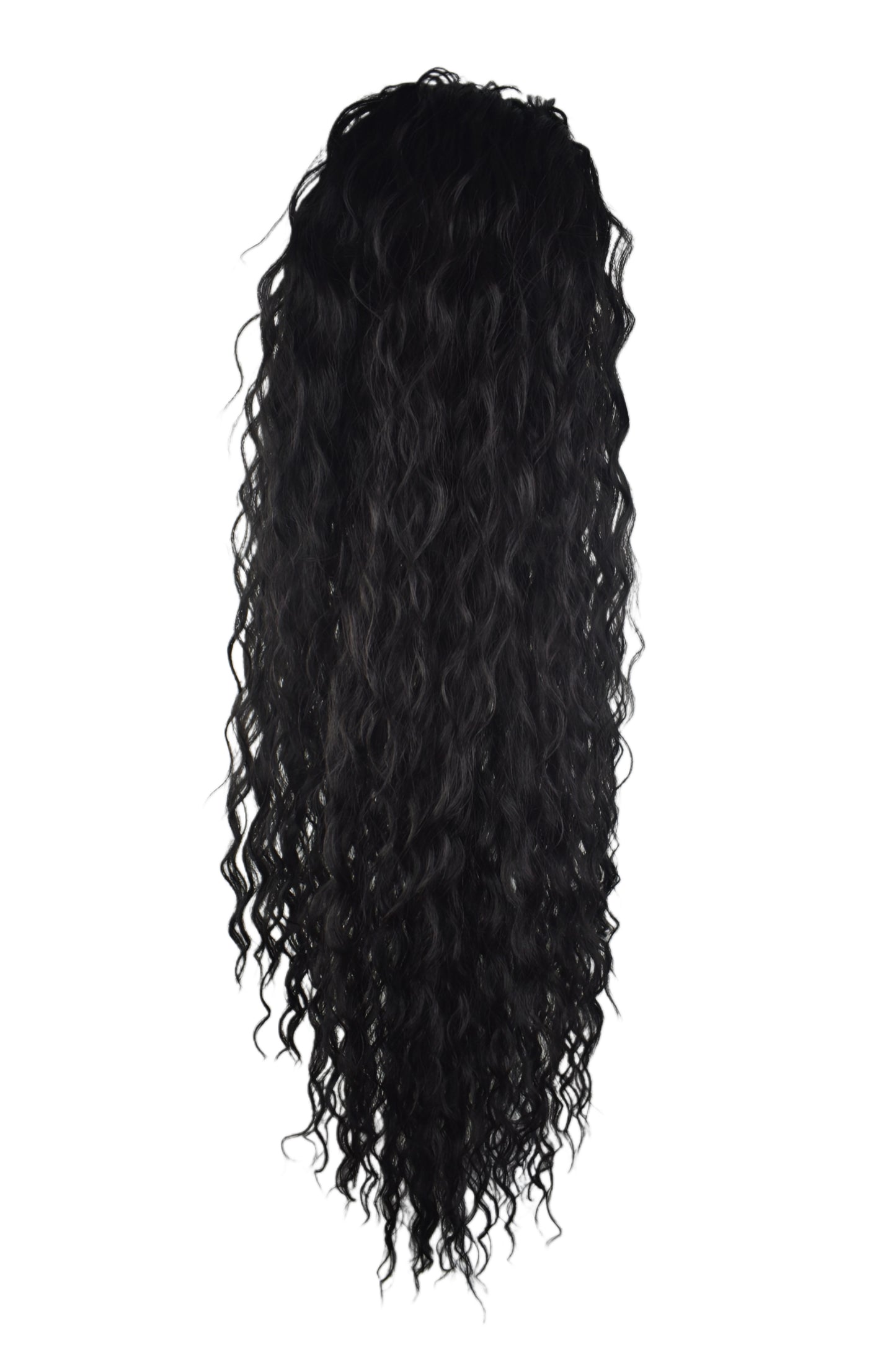 Wavy Ponytail 28" - "Jet Black"