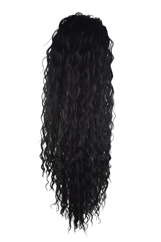Wavy Ponytail 28" - "Jet Black"