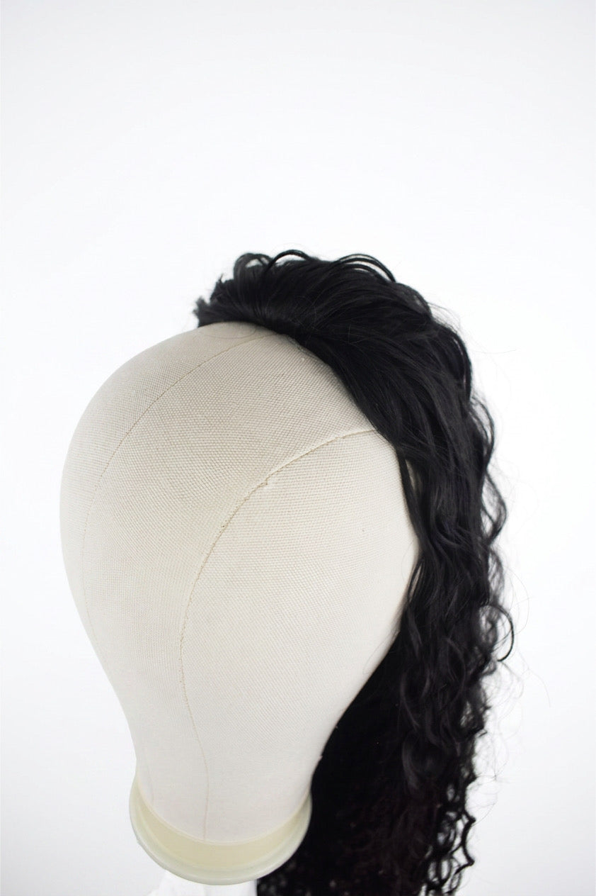 Wavy Ponytail 28" - "Jet Black"
