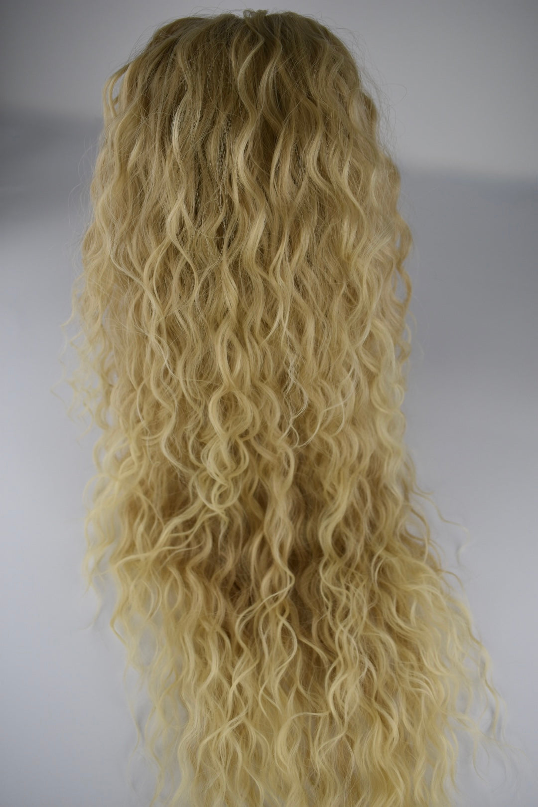 Wavy Ponytail 28" - "Light Blonde Ombré"