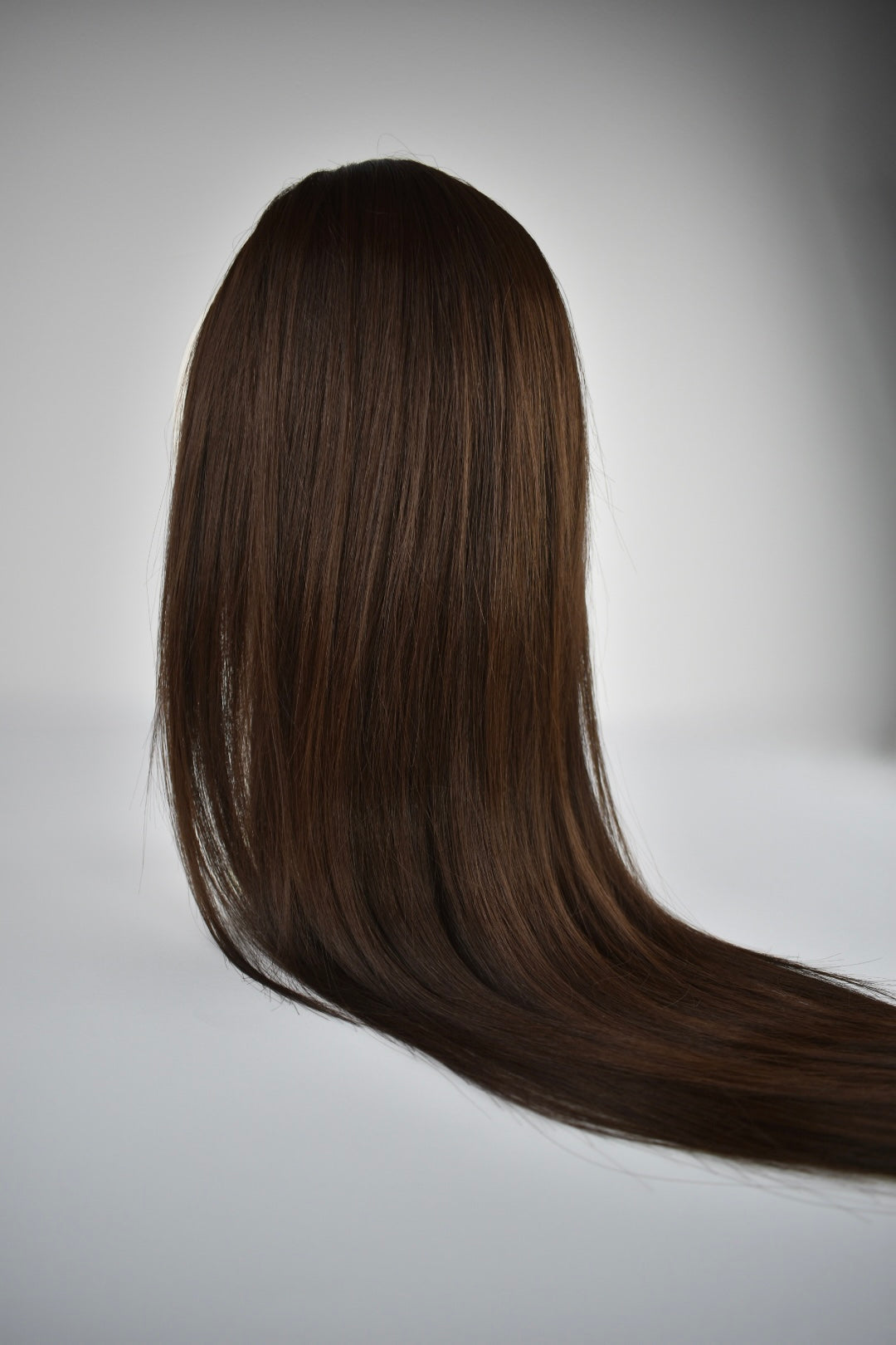 Straight Ponytail 28" - "Chocolate Brown"