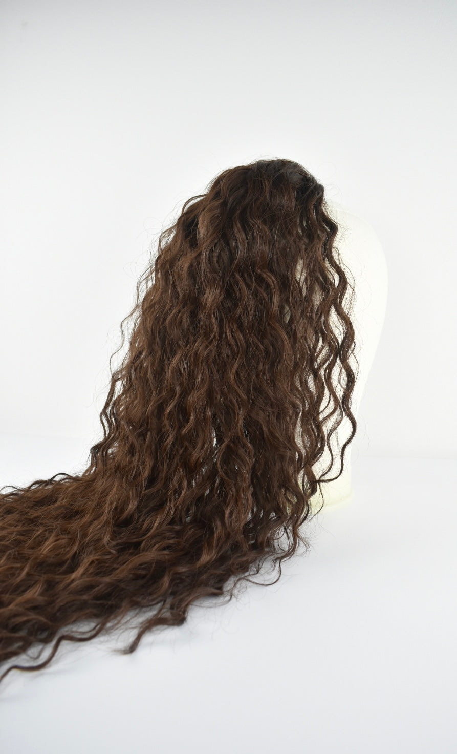 Wavy Ponytail 28" - "Chocolate Brown"