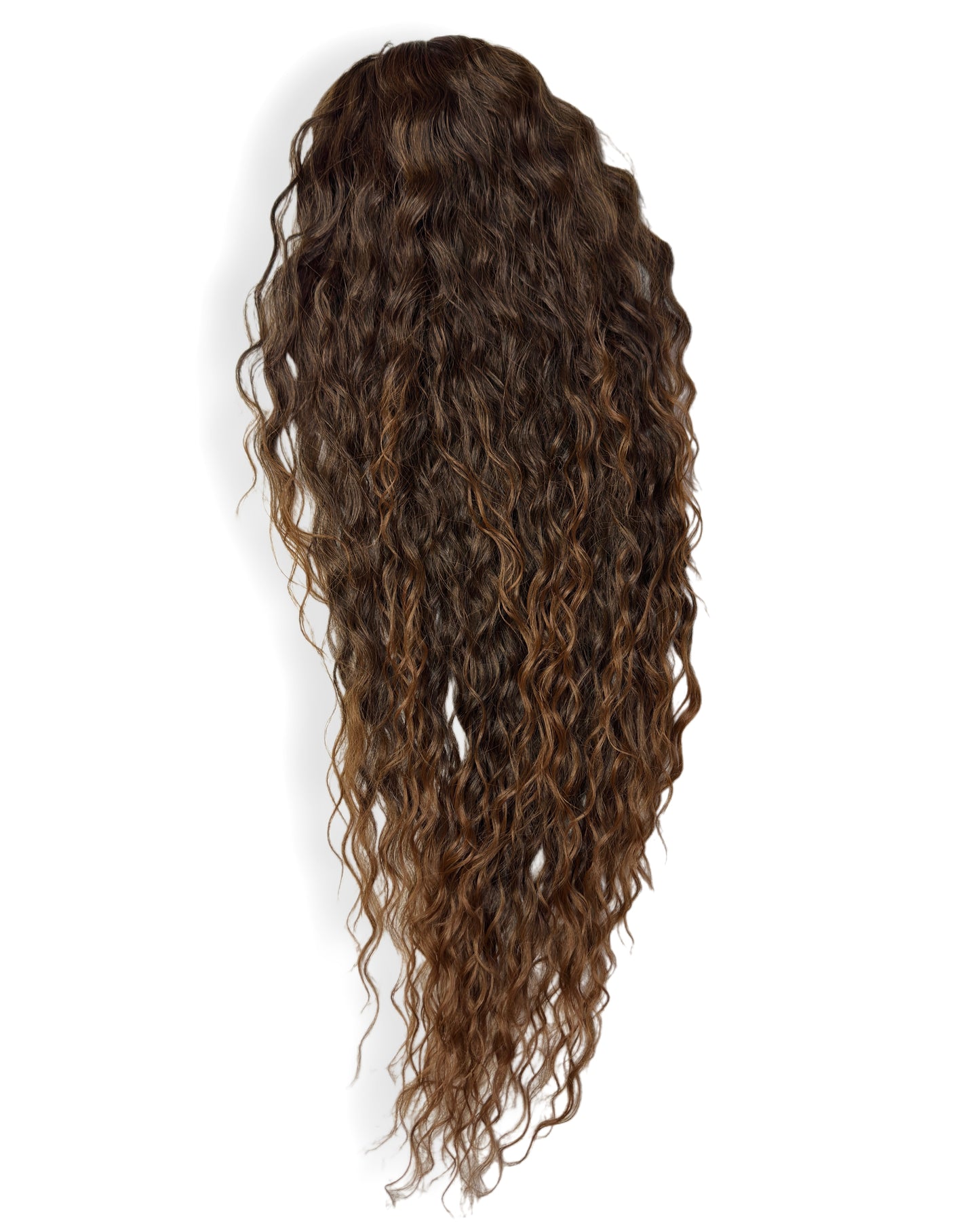Wavy Ponytail 28" - "Sun-kissed Amber"