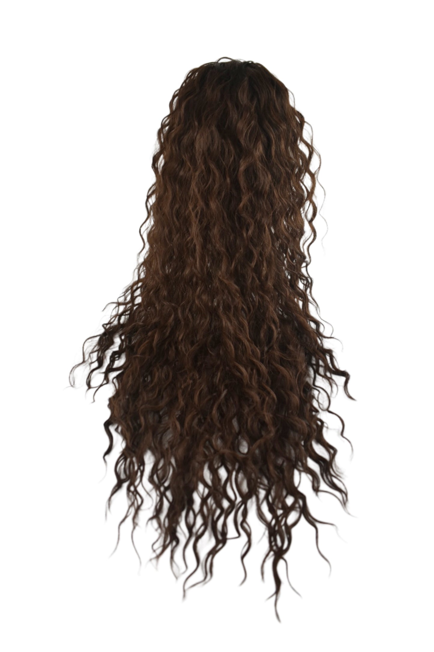 Wavy Ponytail 28" - "Chocolate Brown"