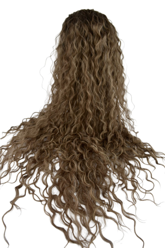 Wavy Ponytail 28" - "Velvet Toffee"
