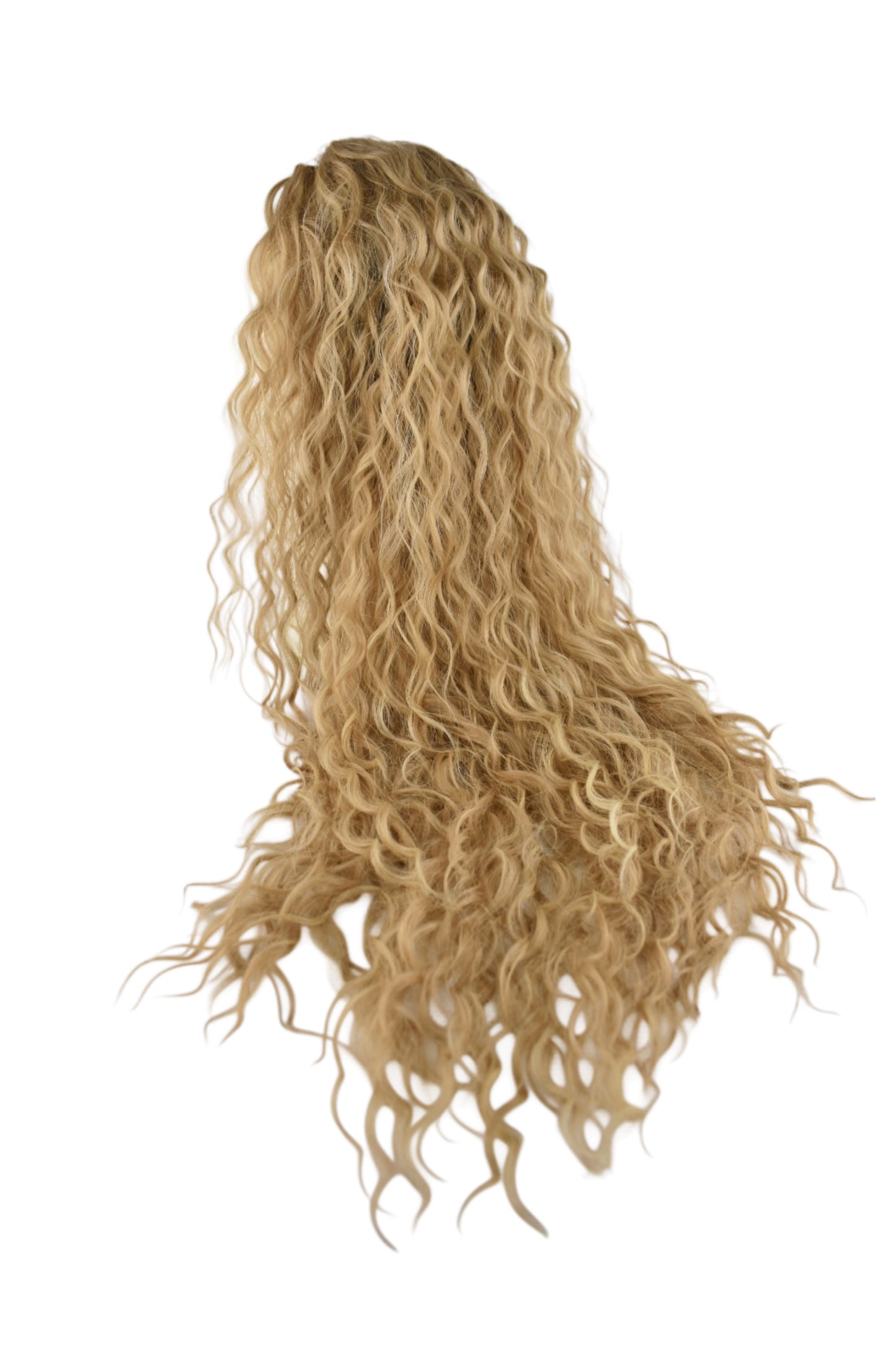 Wavy Ponytail 28" - "Bougie Champagne"