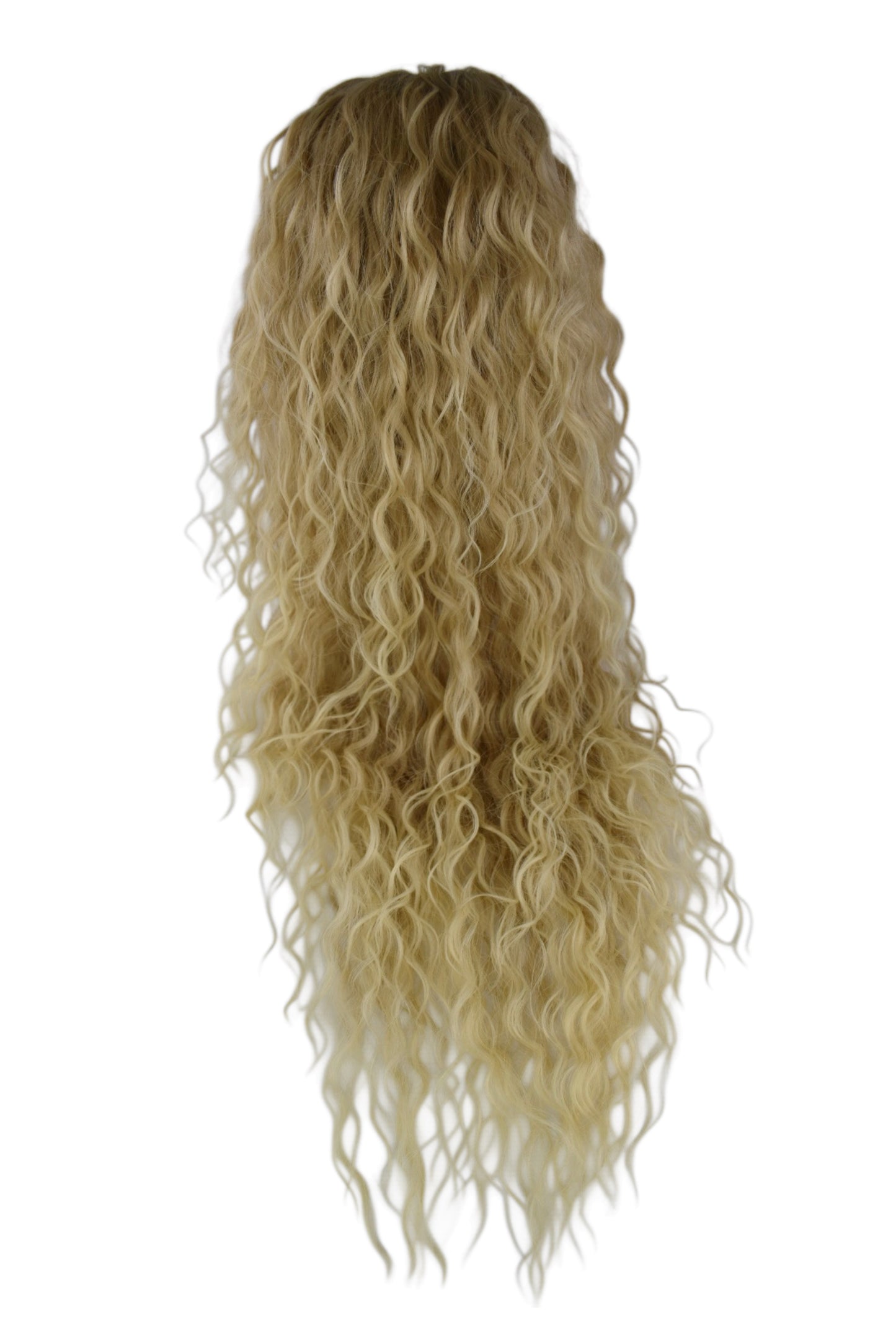 Wavy Ponytail 28" - "Light Blonde Ombré"