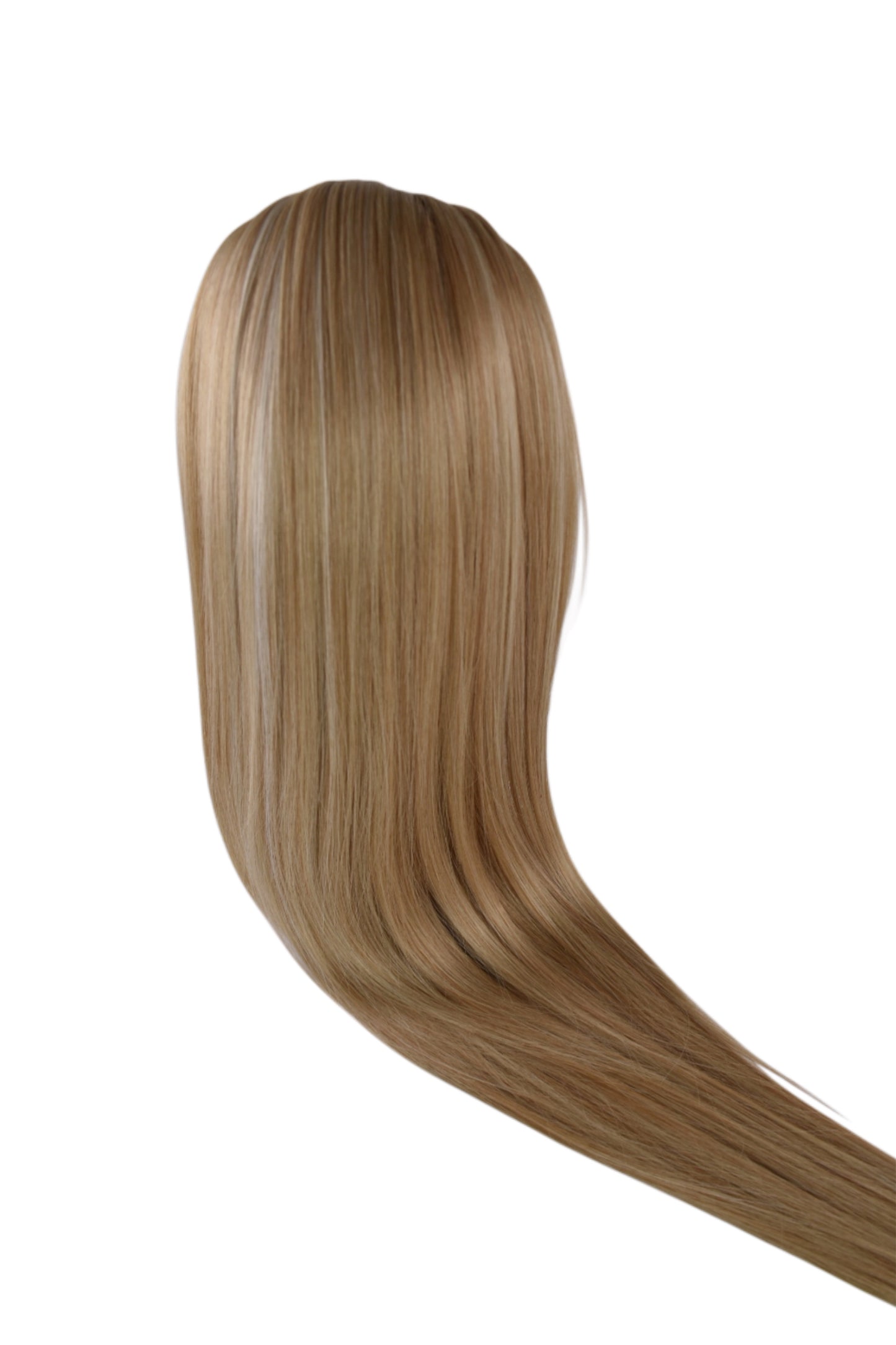 Straight Ponytail 28" - "Caramel Glow"