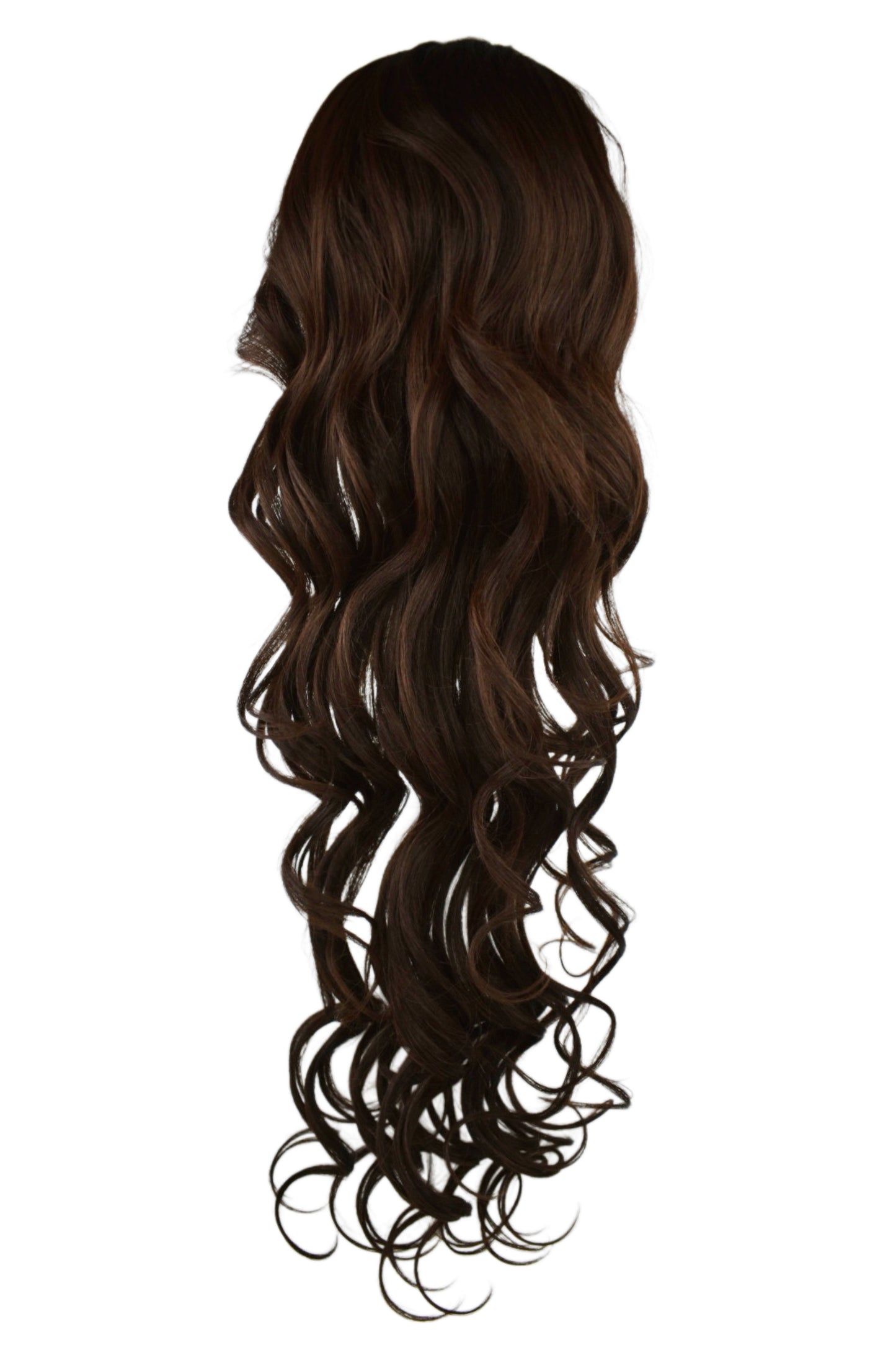 Curly Ponytail 28" - "Chocolate Brown"