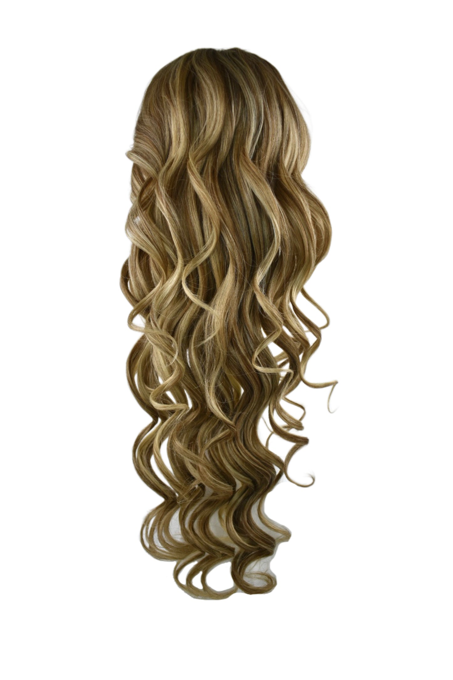 Curly Ponytail 28" - "Buttercream Blonde"