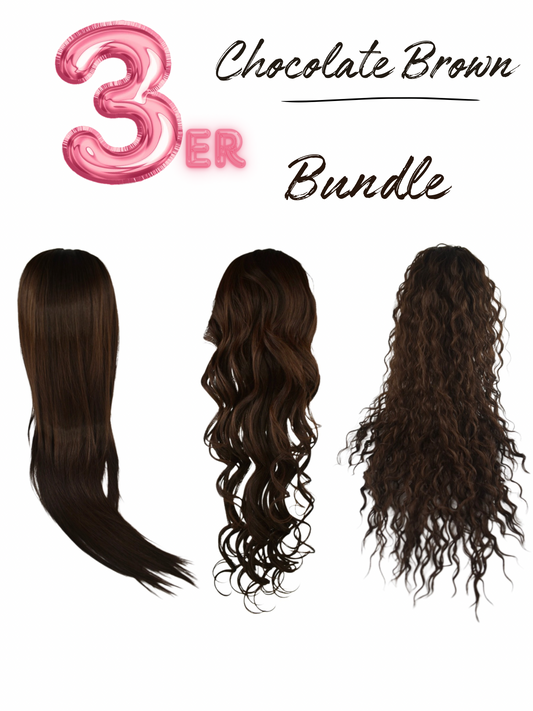 3er Bundle - Chocolate Brown