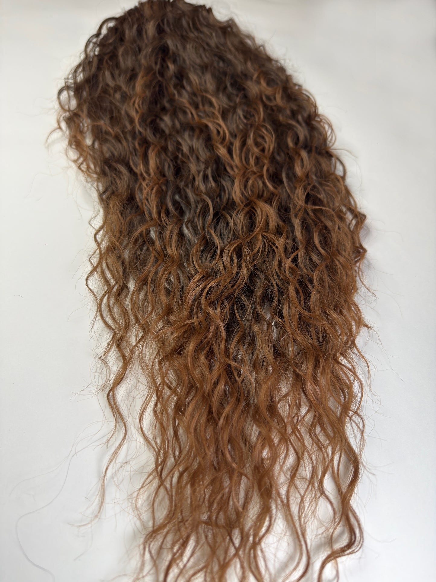 Wavy Ponytail 28" - "Sun-kissed Amber"