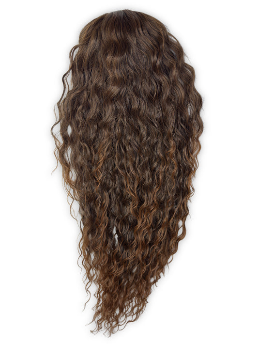 Wavy Ponytail 28" - "Sun-kissed Amber"