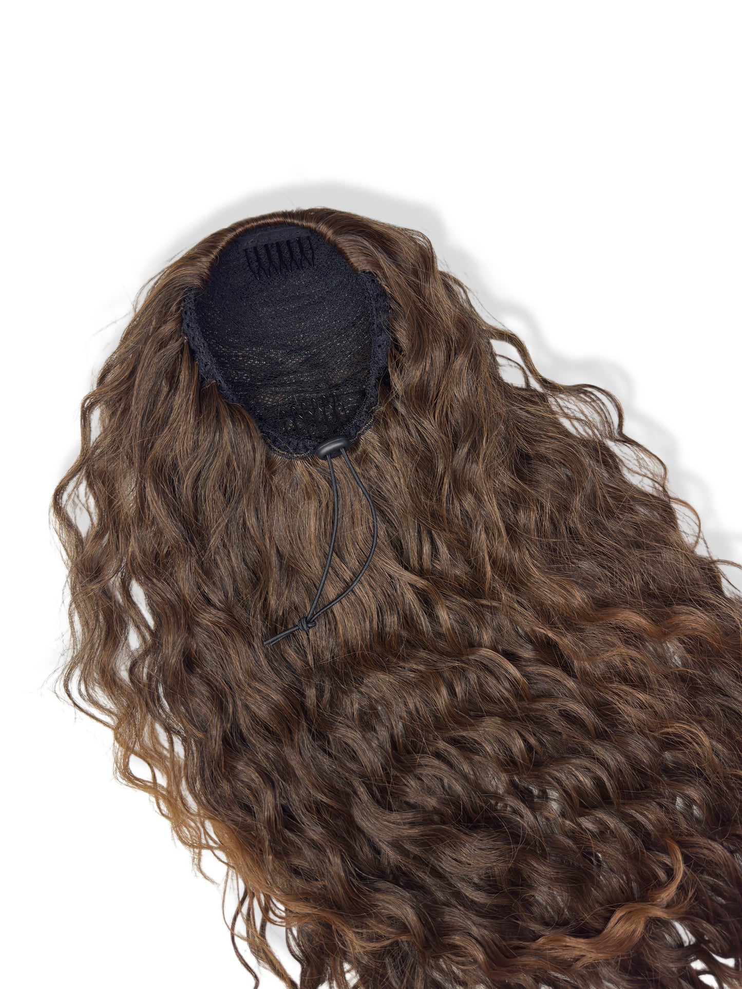 Wavy Ponytail 28" - "Sun-kissed Amber"