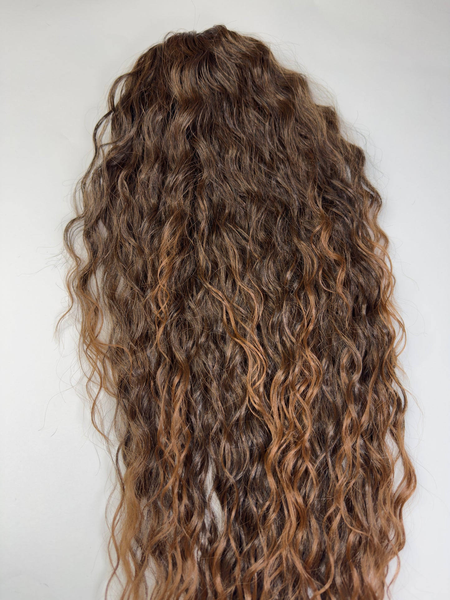 Wavy Ponytail 28" - "Sun-kissed Amber"