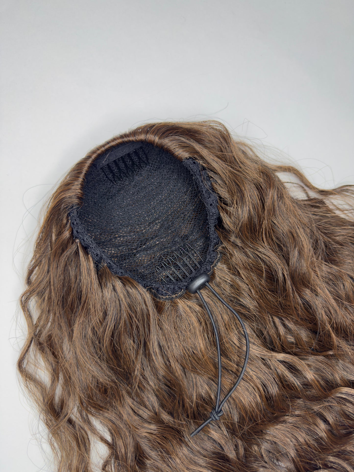 Wavy Ponytail 28" - "Sun-kissed Amber"